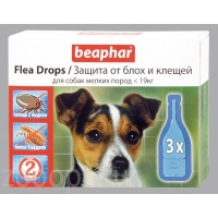 Беафар капли д/мелких собак от блох (диазинон) 3пи/уп..