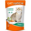 Cat Lunch пауч для кошек кусочки в желе Индейка и Кролик