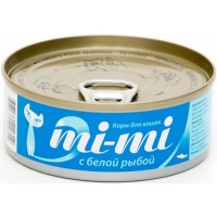 MI-MI консервы для кошек и котят с белой рыбой